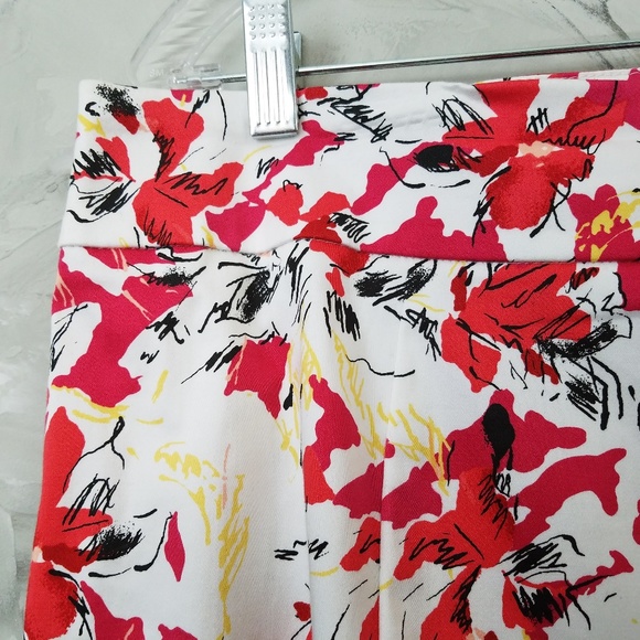 VINTAGE BLUE 90's Red Raspberry & White Full Skirt - Picture 4 of 6